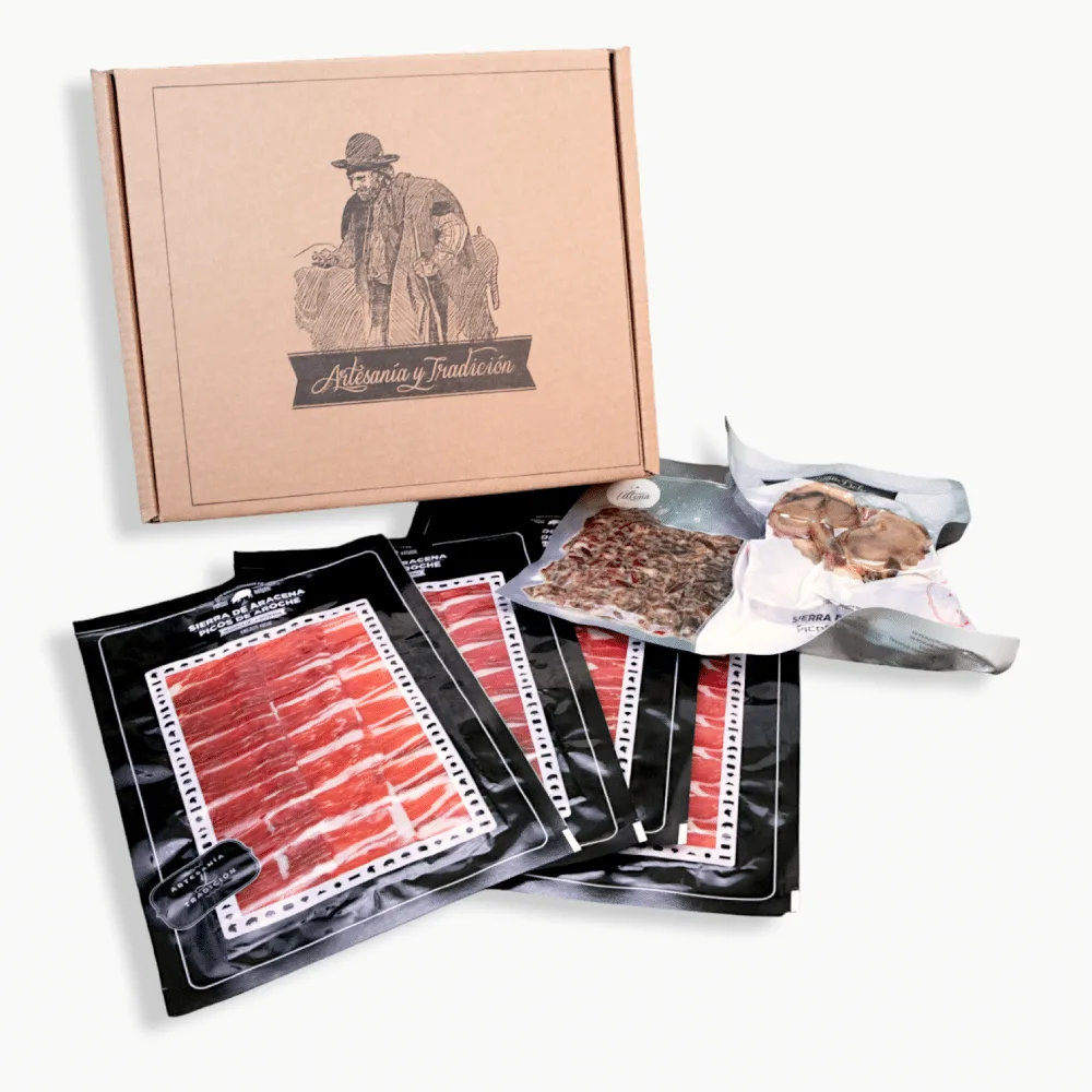 LONCHEADO de Paleta PLATA NEGRA, 12 sobres de 100 gr. + huesos y tacos